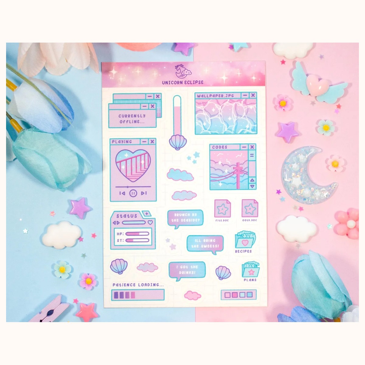 Editorial cover for Bookish Stickers for Reading Journals: A Layout Guide