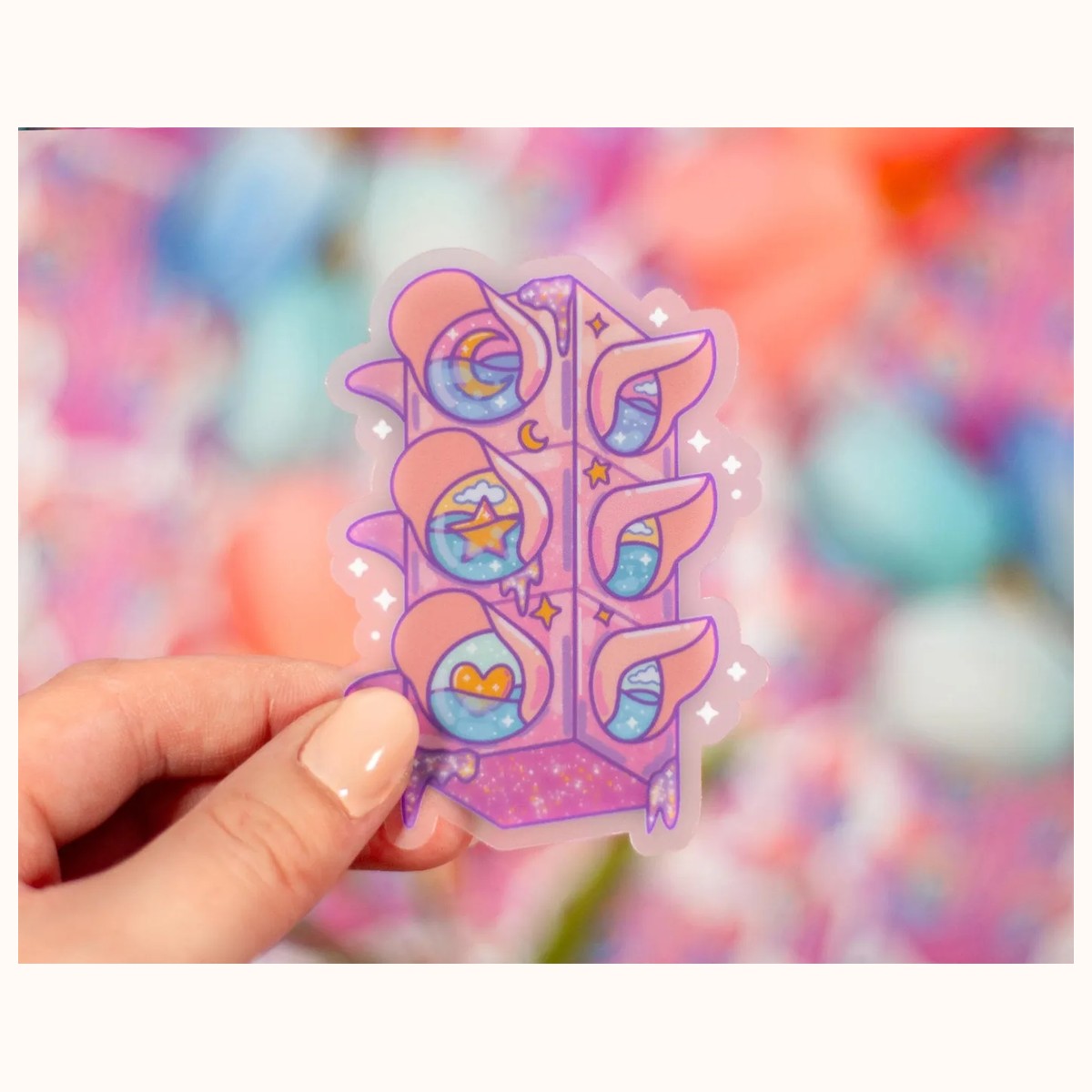 Traffic Light CLEAR Vinyl Waterproof Sticker by Farouk Book Store