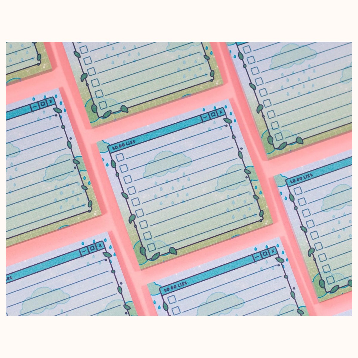 Rainy Day Aesthetic Sticky Note view 3