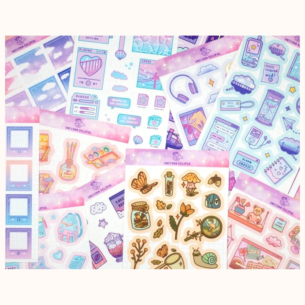 Sticker Sheets Surprise Pack by Farouk Book Store