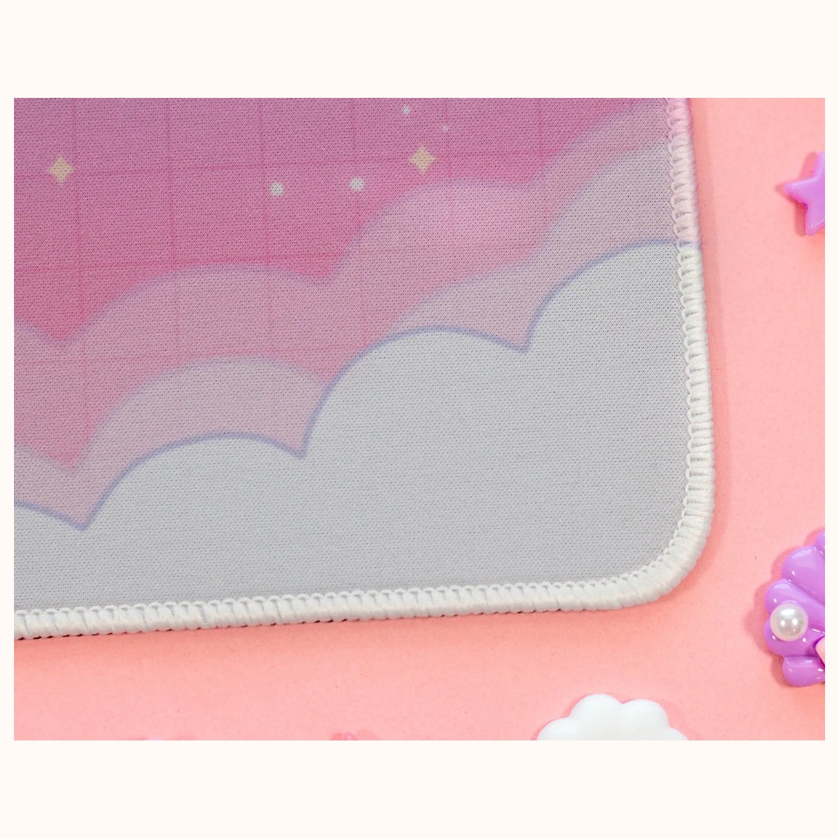 Starry Clouds Cute Mousepad view 4