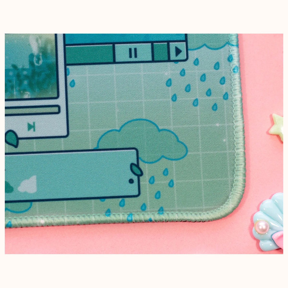Rainy Day Cute Mousepad view 4