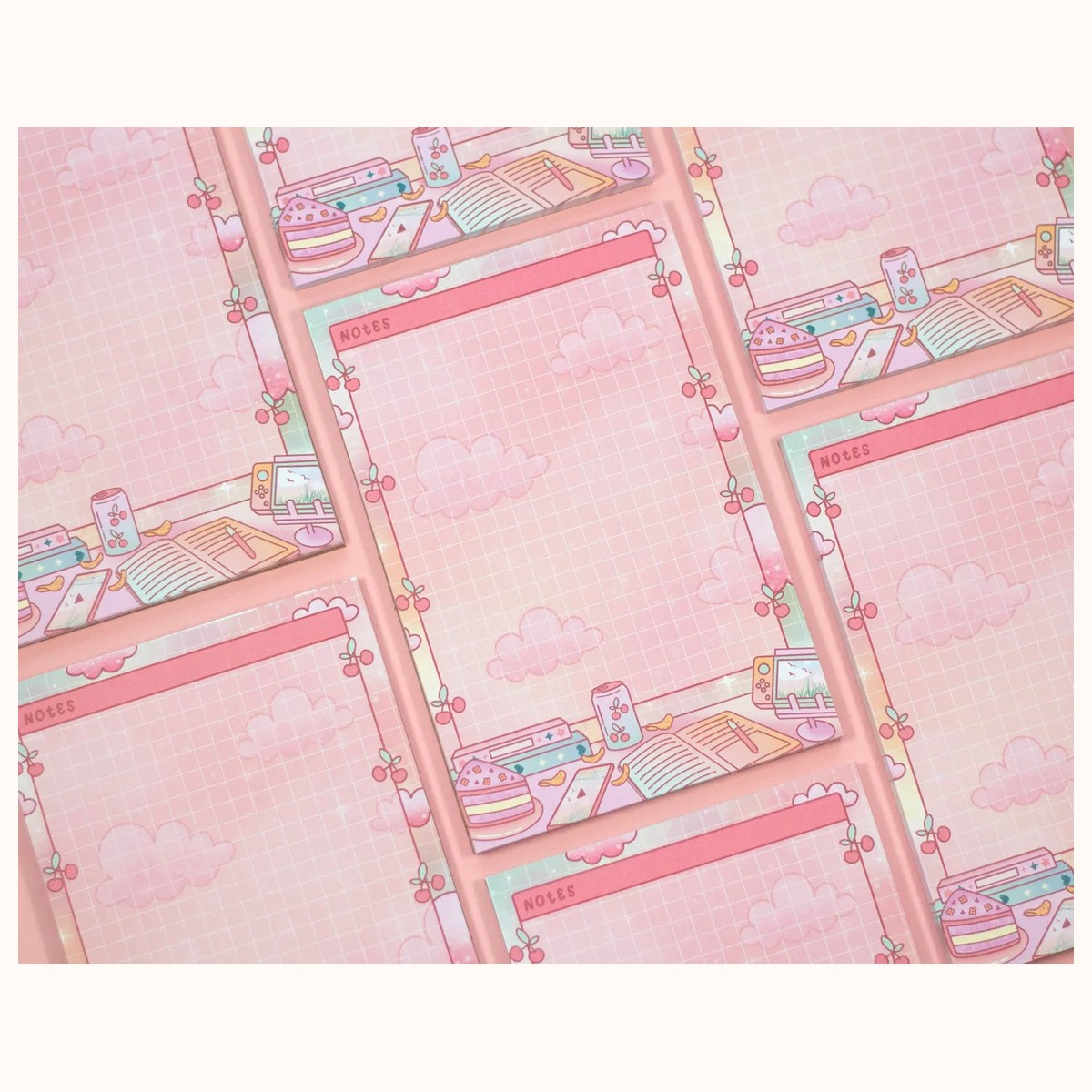 Study Break Notepad | Aesthetic Cute Memo Pad view 3