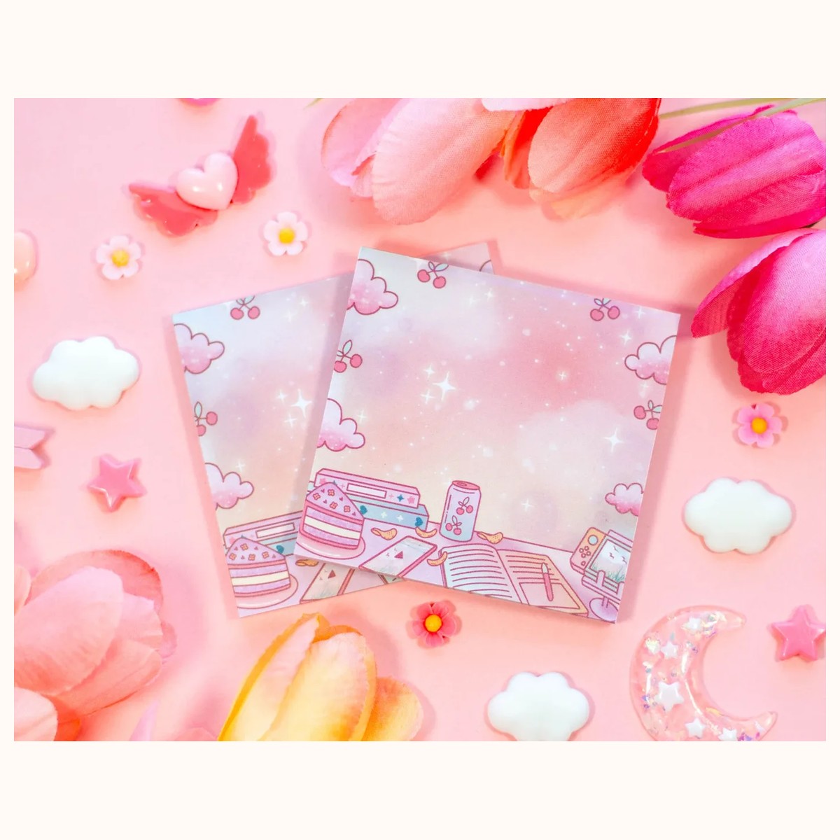 Study Break Sticky Note | Aesthetic Cute Kawaii Stationery view 2