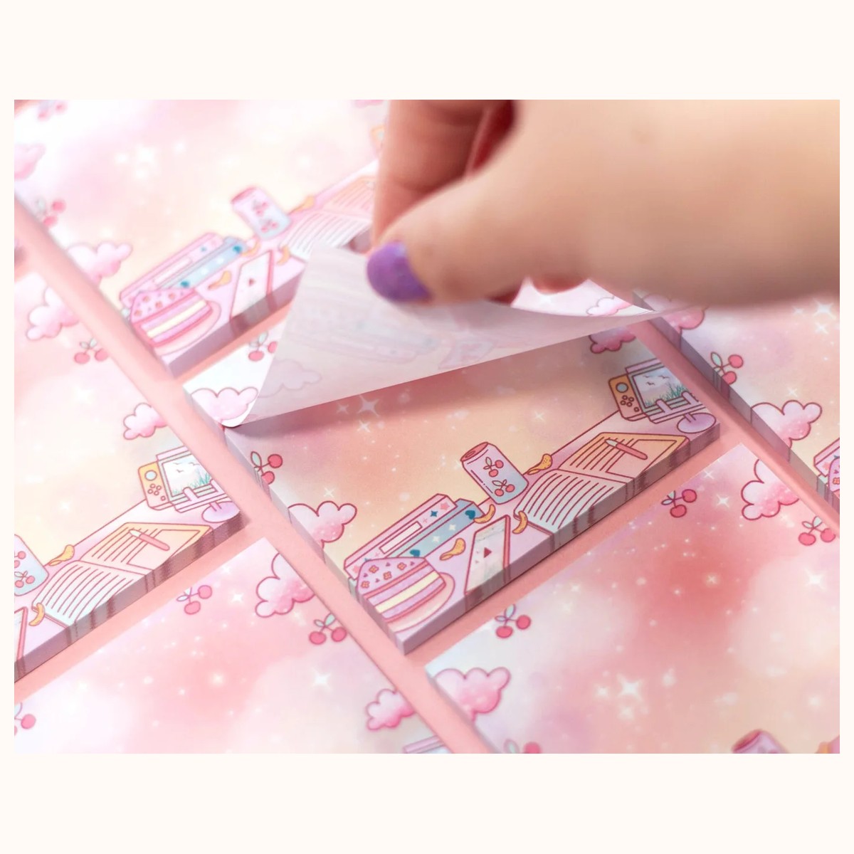 Study Break Sticky Note | Aesthetic Cute Kawaii Stationery view 3