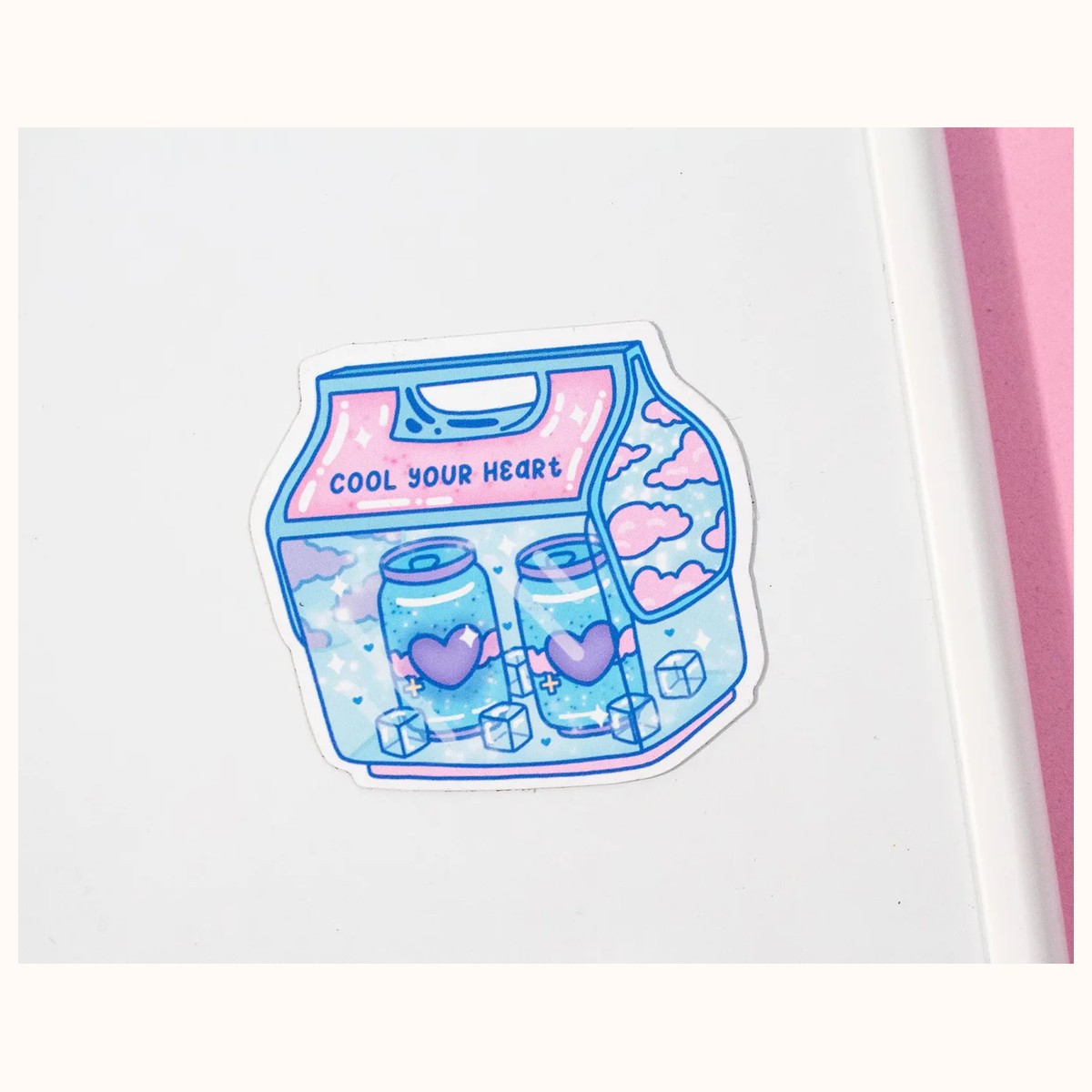 Cooler Cute Kawaii Fridge Board Magnet by Farouk Book Store