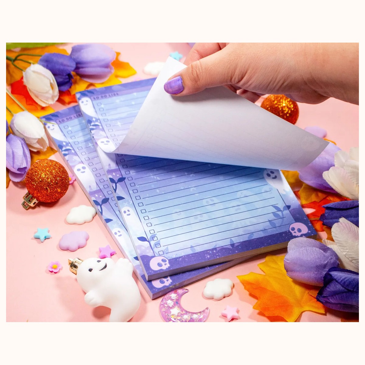 Spirit Town to Do List Planner Pad | Dreamy Cute Kawaii Art Aesthetic Stationery Note Pad view 3