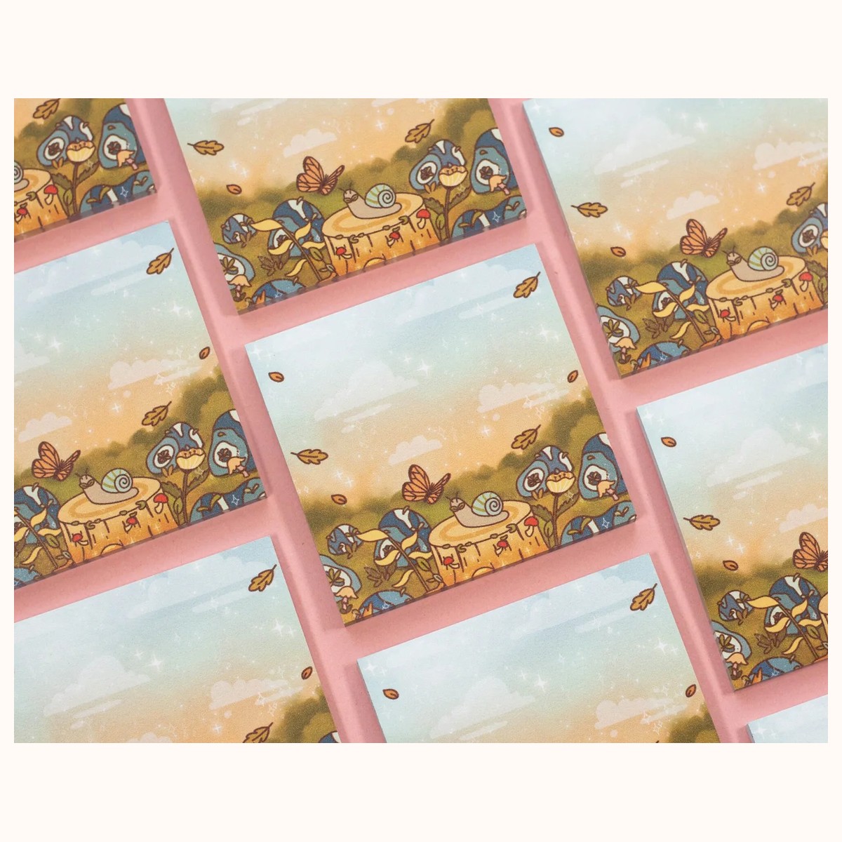 Forest Finds Aesthetic Sticky Note view 4