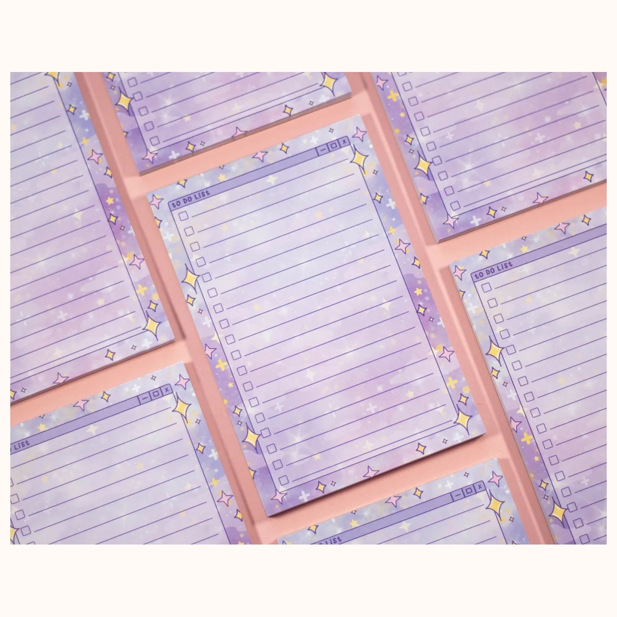 Sparkles Aesthetic Digital Memo Notepad view 3