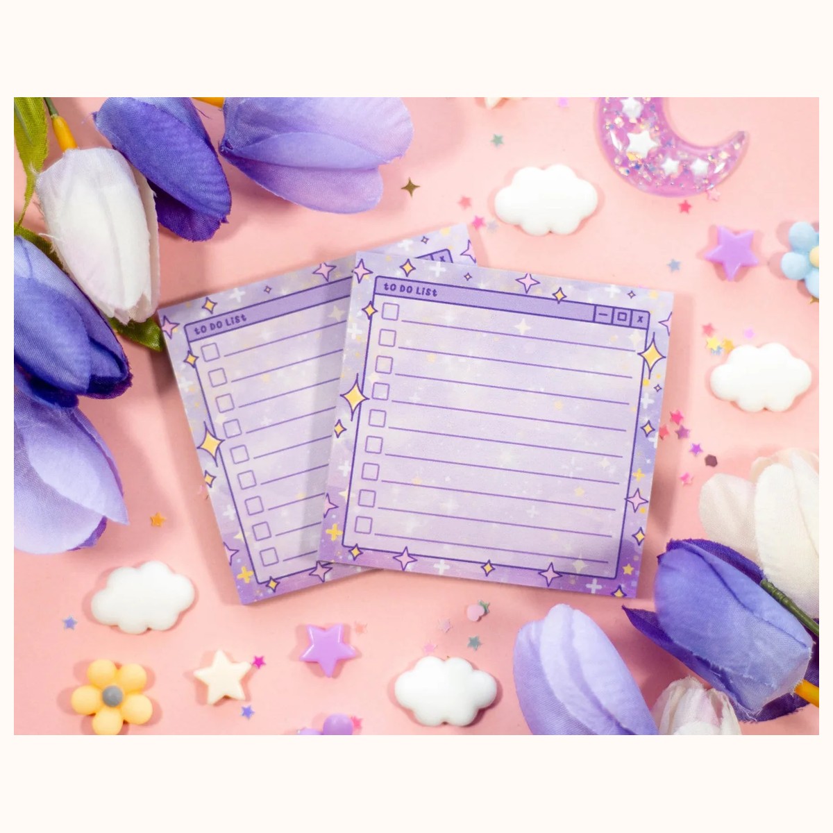 Sparkles Aesthetic Sticky Note view 2