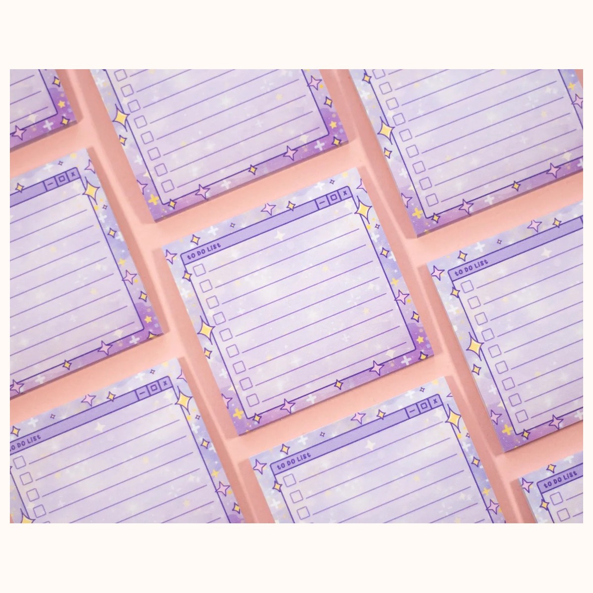 Sparkles Aesthetic Sticky Note view 4