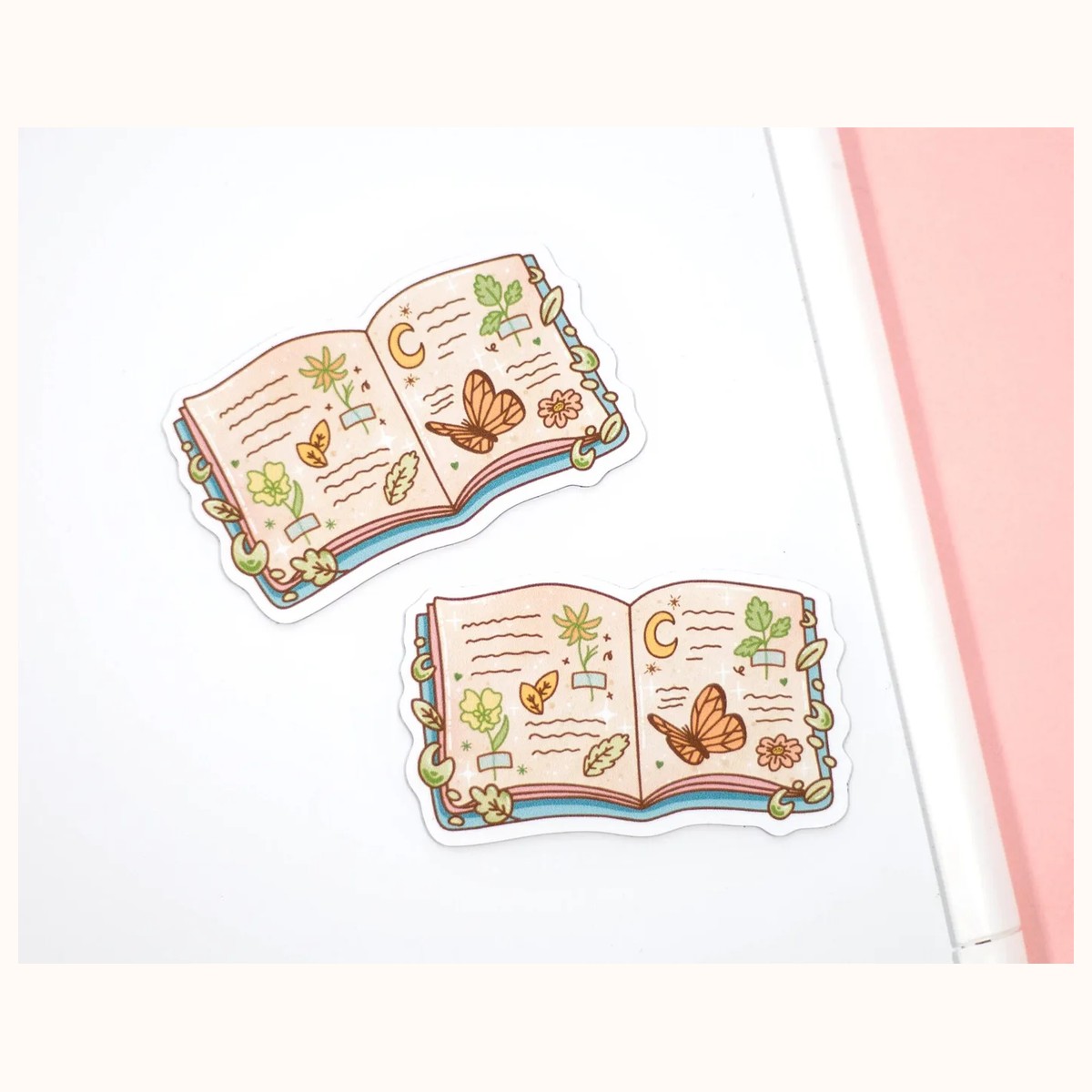 Nature Book Cute Aesthetic Fridge Board Magnet view 2