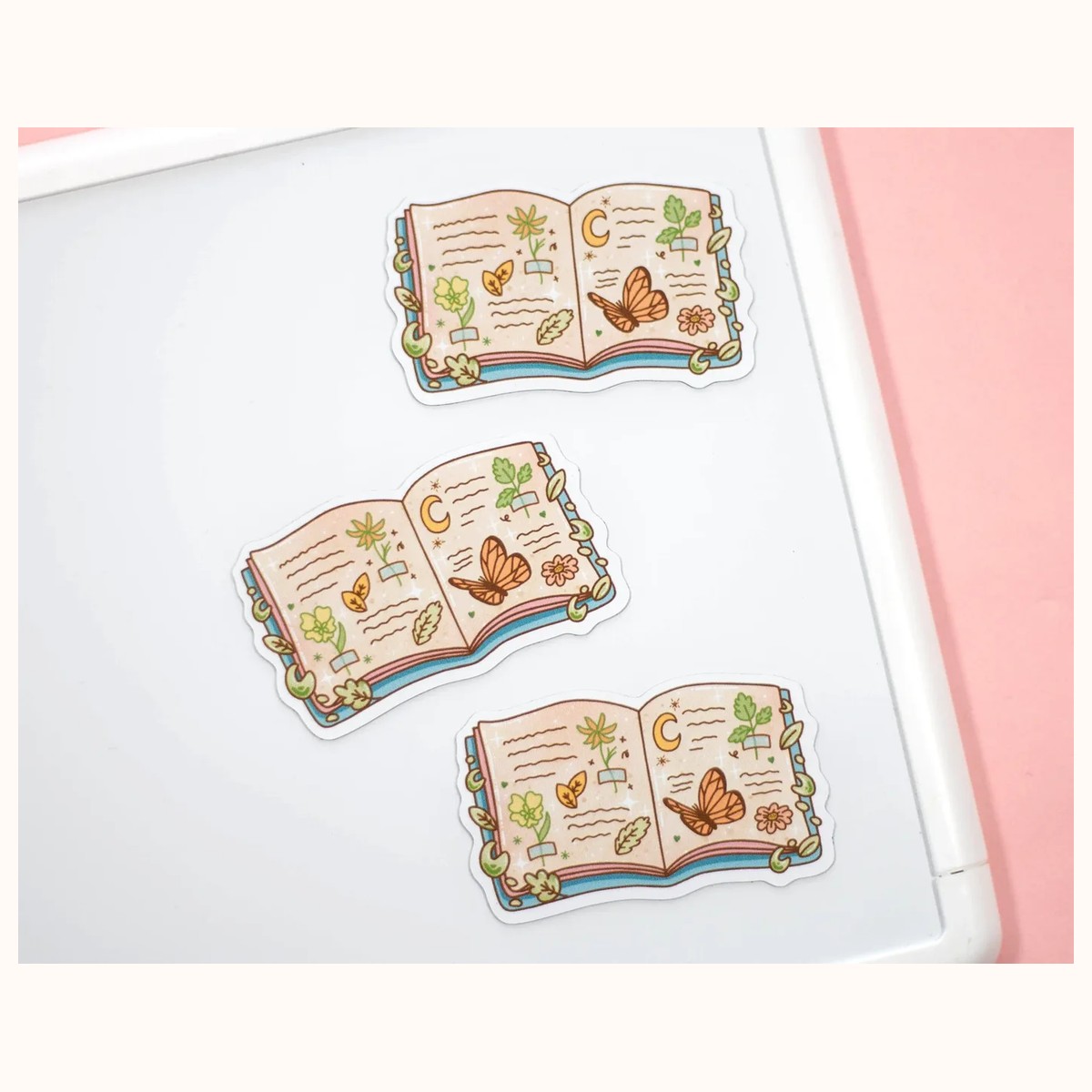 Nature Book Cute Aesthetic Fridge Board Magnet view 3