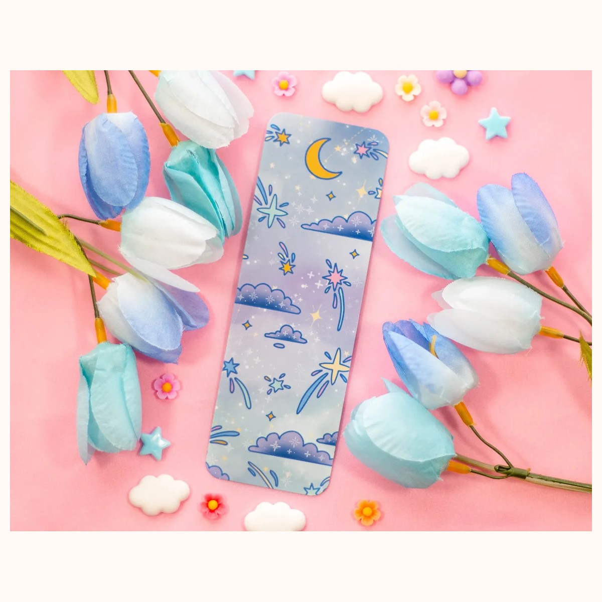 Celestial Galaxy Aesthetic Bookmark by Farouk Book Store