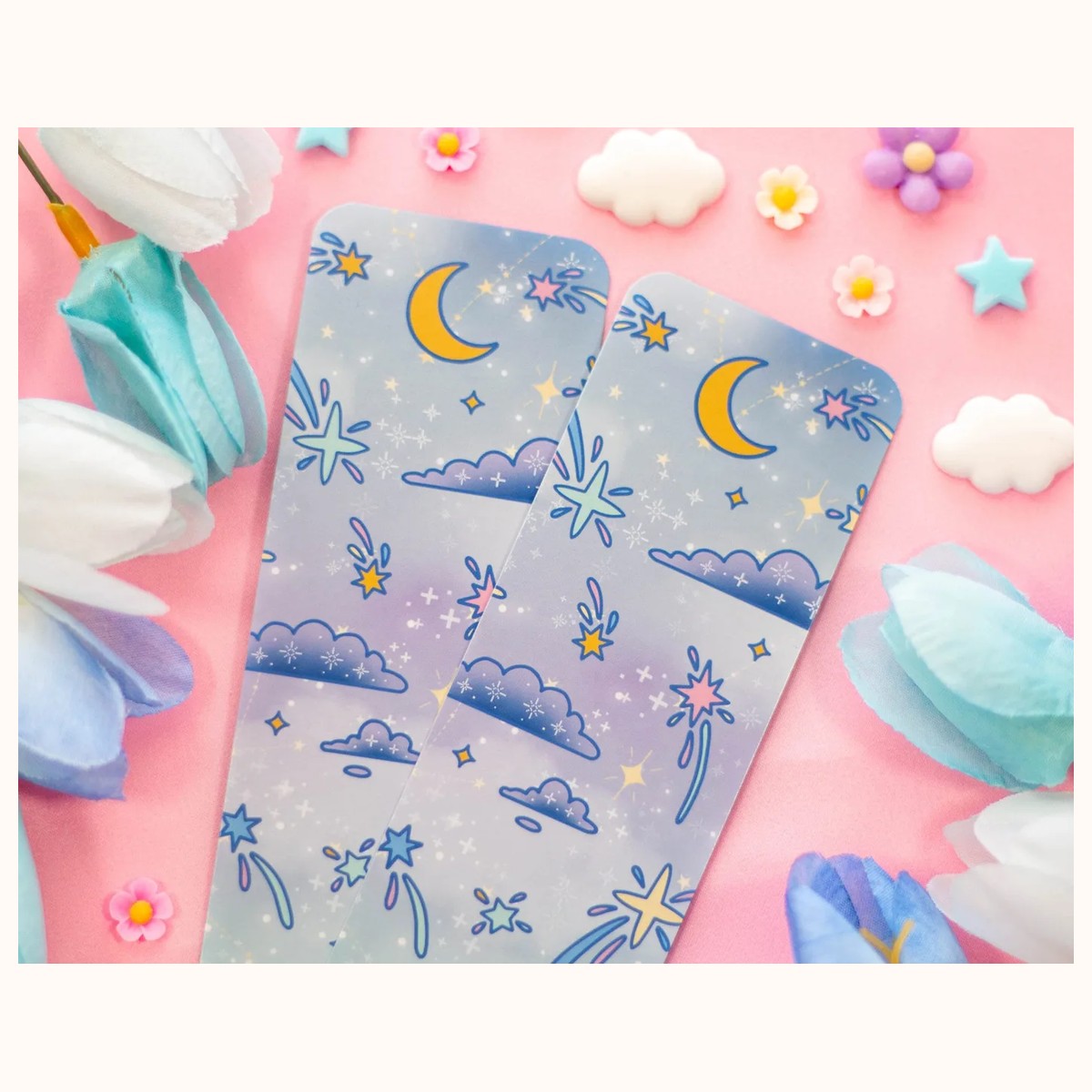 Celestial Galaxy Aesthetic Bookmark view 3