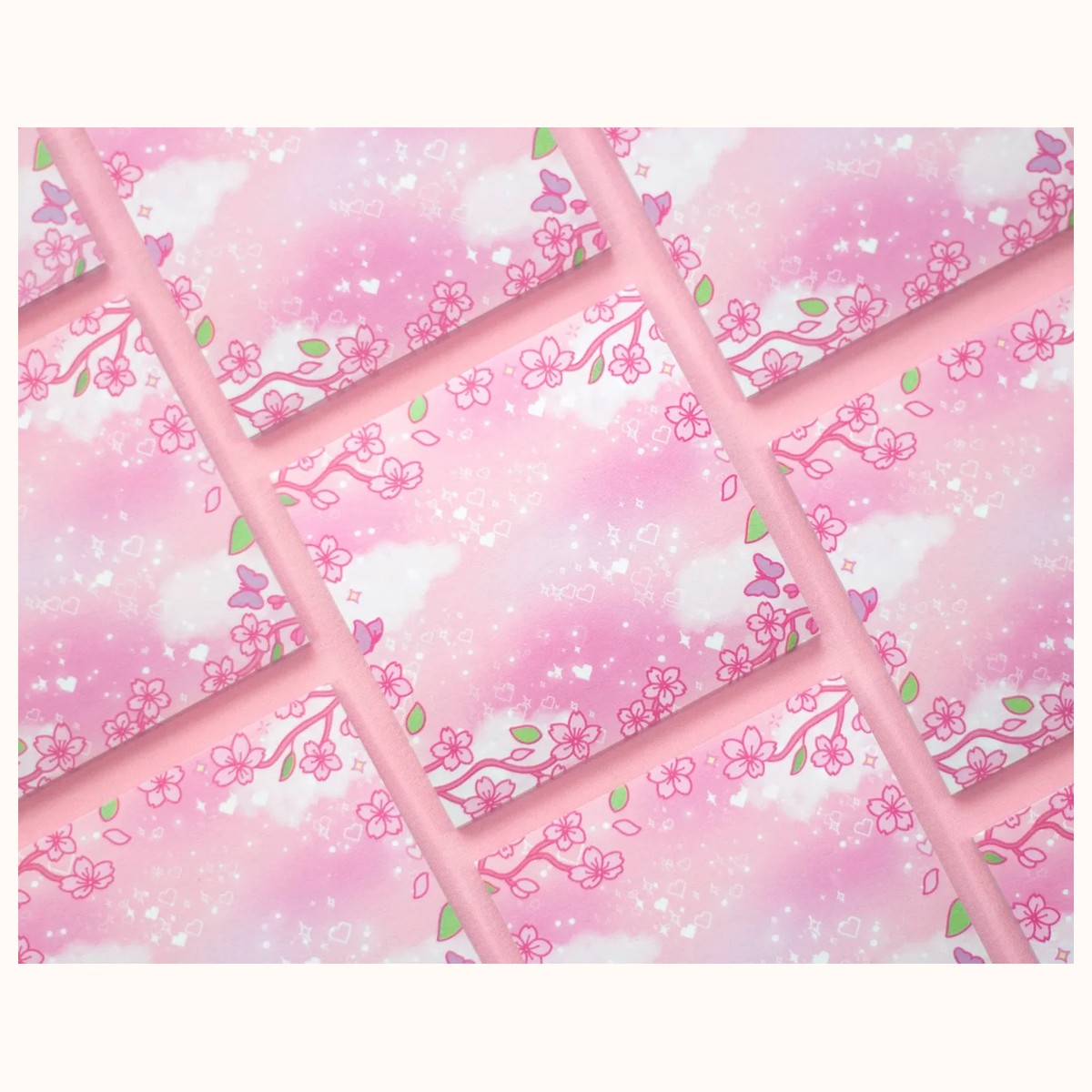 Sakura Cherry Blossom Aesthetic Sticky Note view 4