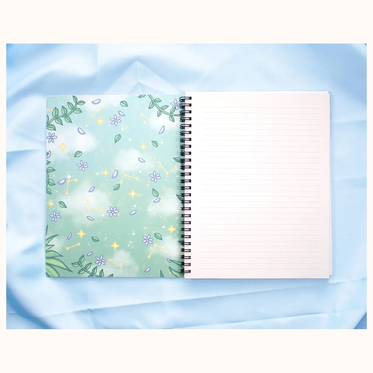 Botanical Bliss Spiral Lined Notebook (7x9") view 2