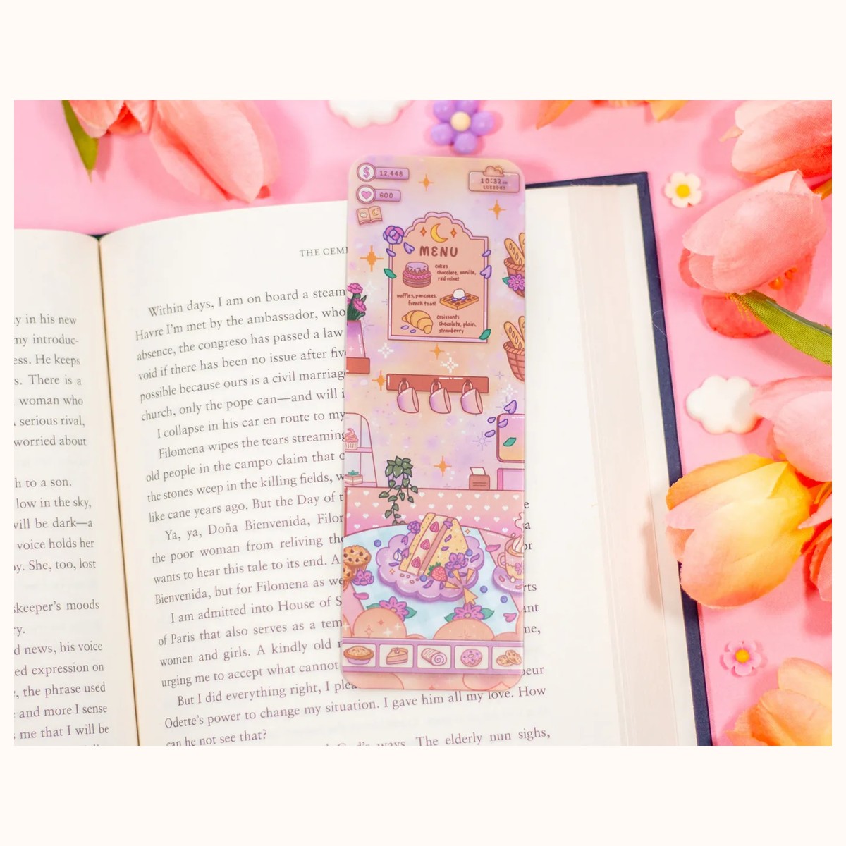 Cafe Quest Aesthetic Bookmark view 2