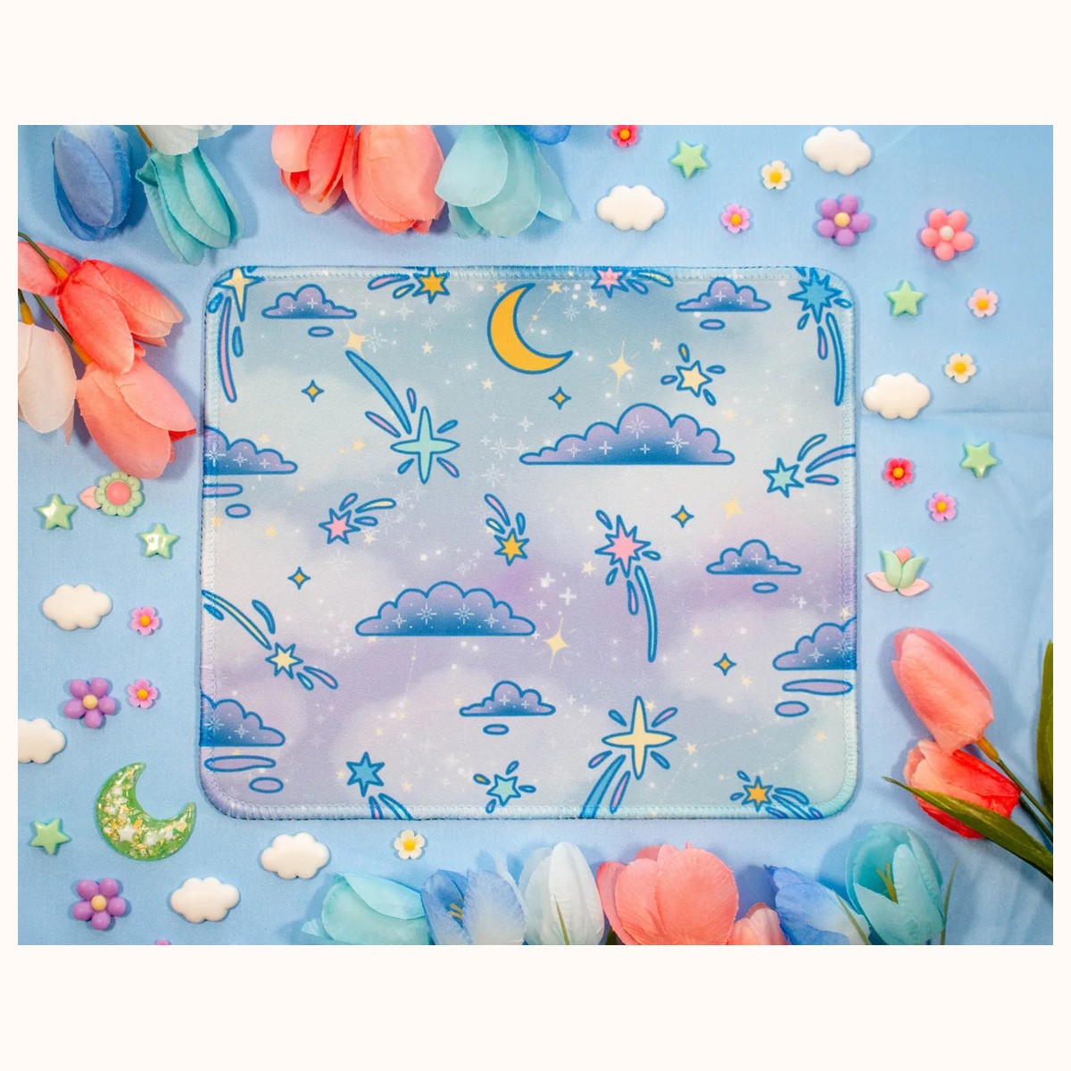 Celestial Galaxy Cute Mousepad by Farouk Book Store