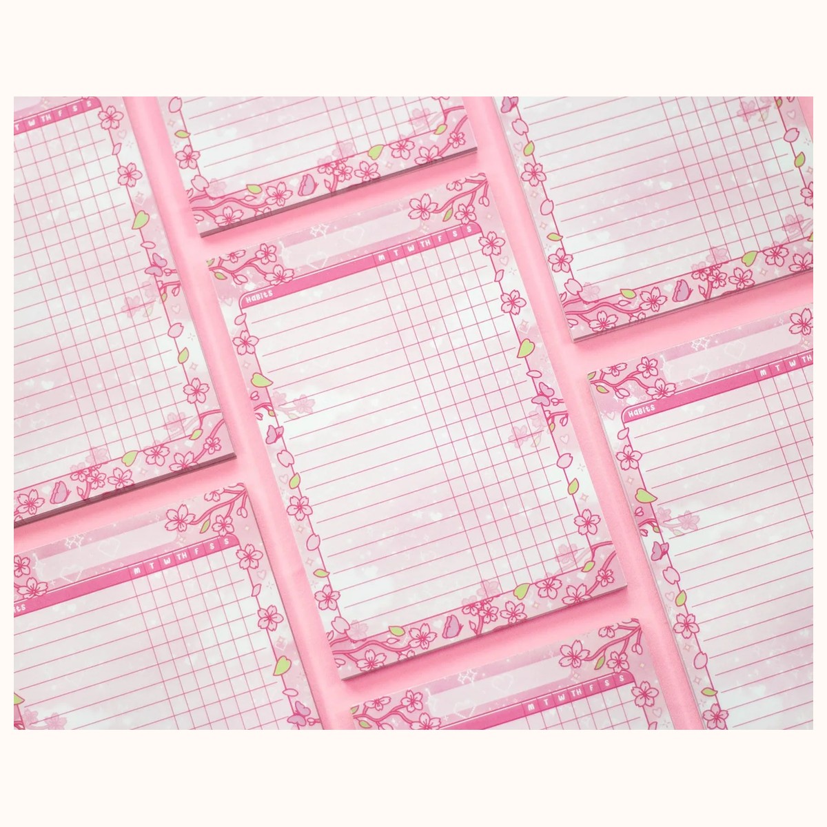 Sakura Habit Tracker Notepad view 4