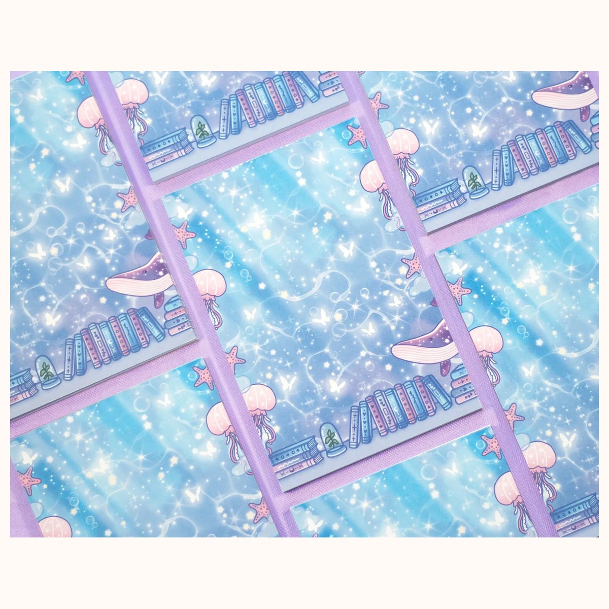 Reading Room Cute Aesthetic Memo Notepad view 2