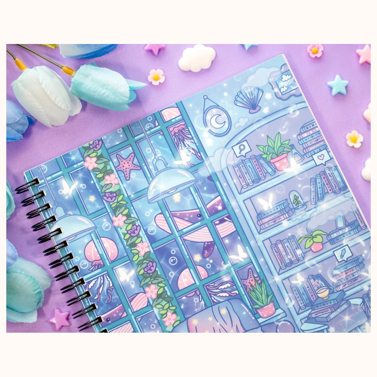 Reading Room Spiral Lined Notebook (7x9") view 6