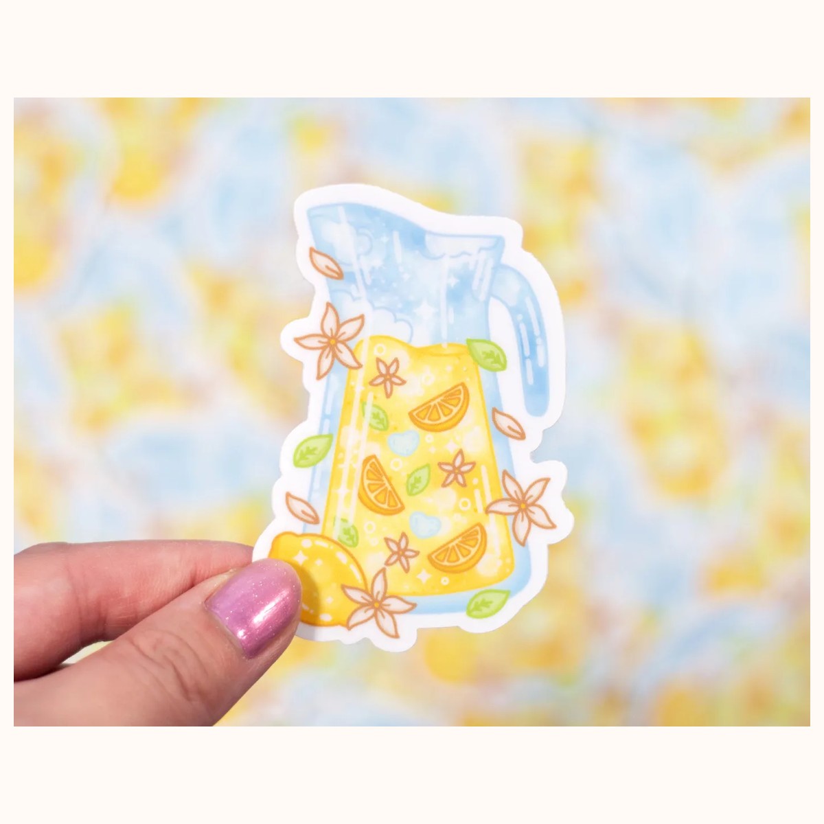 Lemonade Cute Aesthetic Vinyl Sticker, stickers from Farouk Book Store