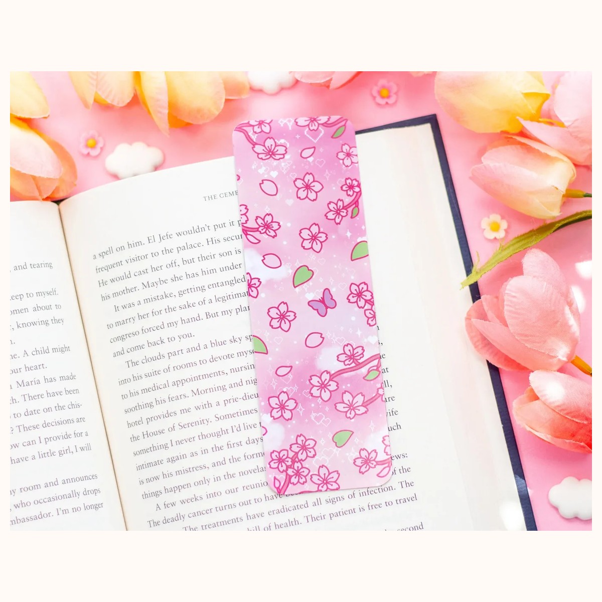 Sakura Aesthetic Bookmark view 2