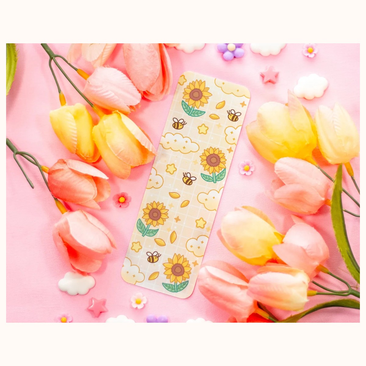 Sunflower Dreams Aesthetic Bookmark by Farouk Book Store