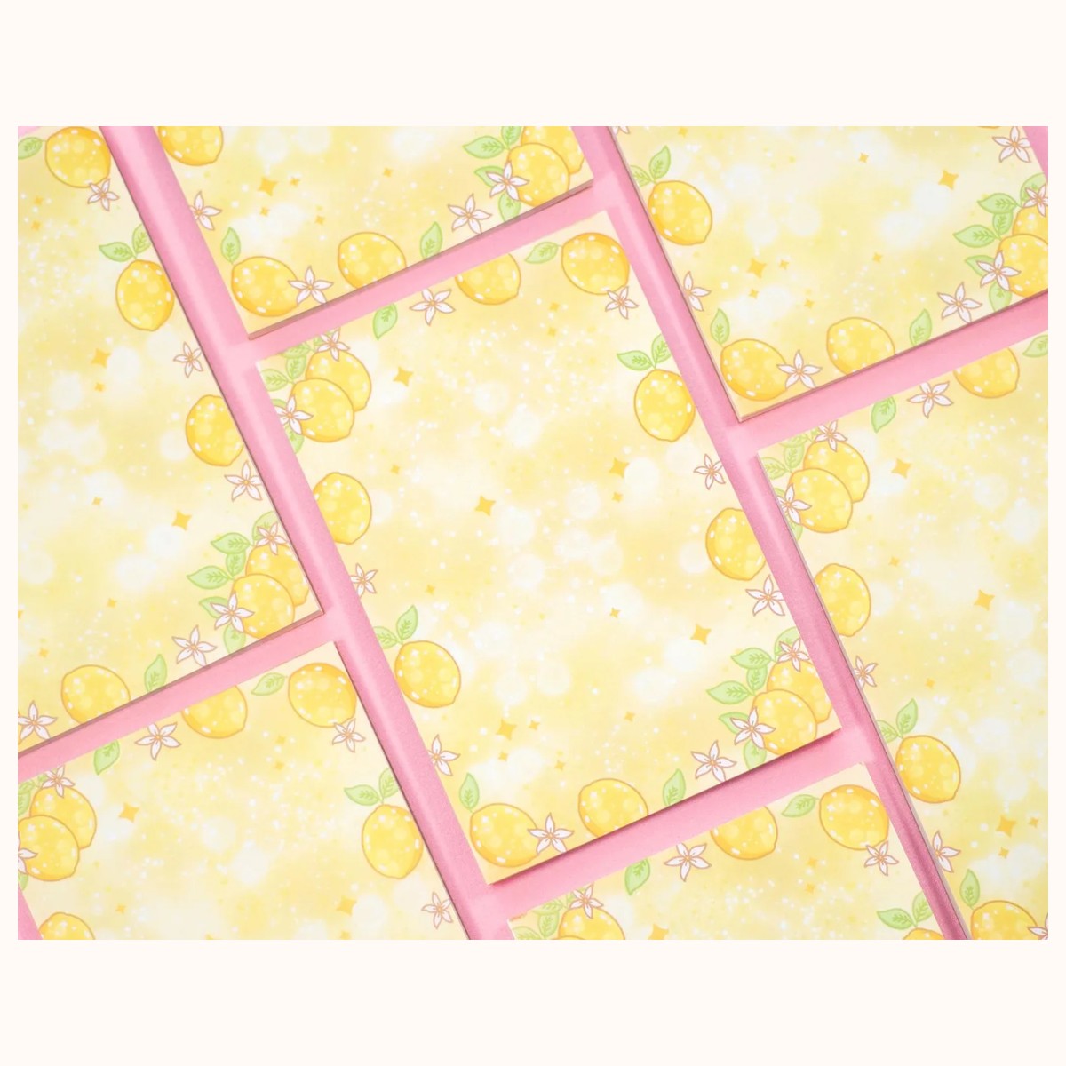 Lemons Gradient Aesthetic Dreamy Memo Notepad view 3
