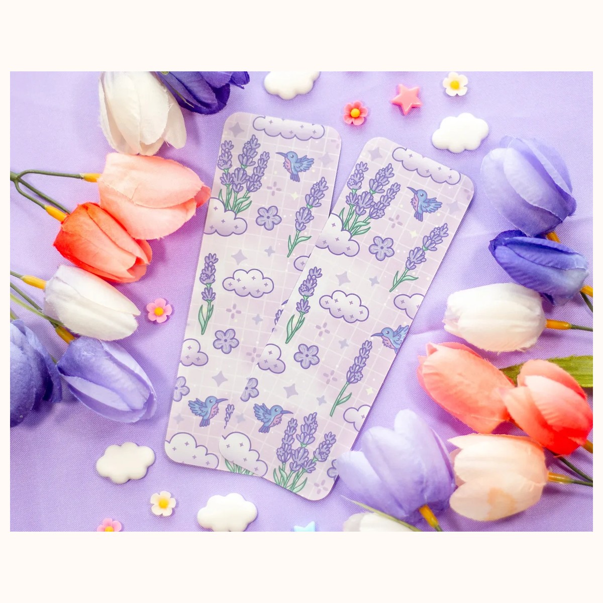Lavender Dreams Aesthetic Bookmark view 3