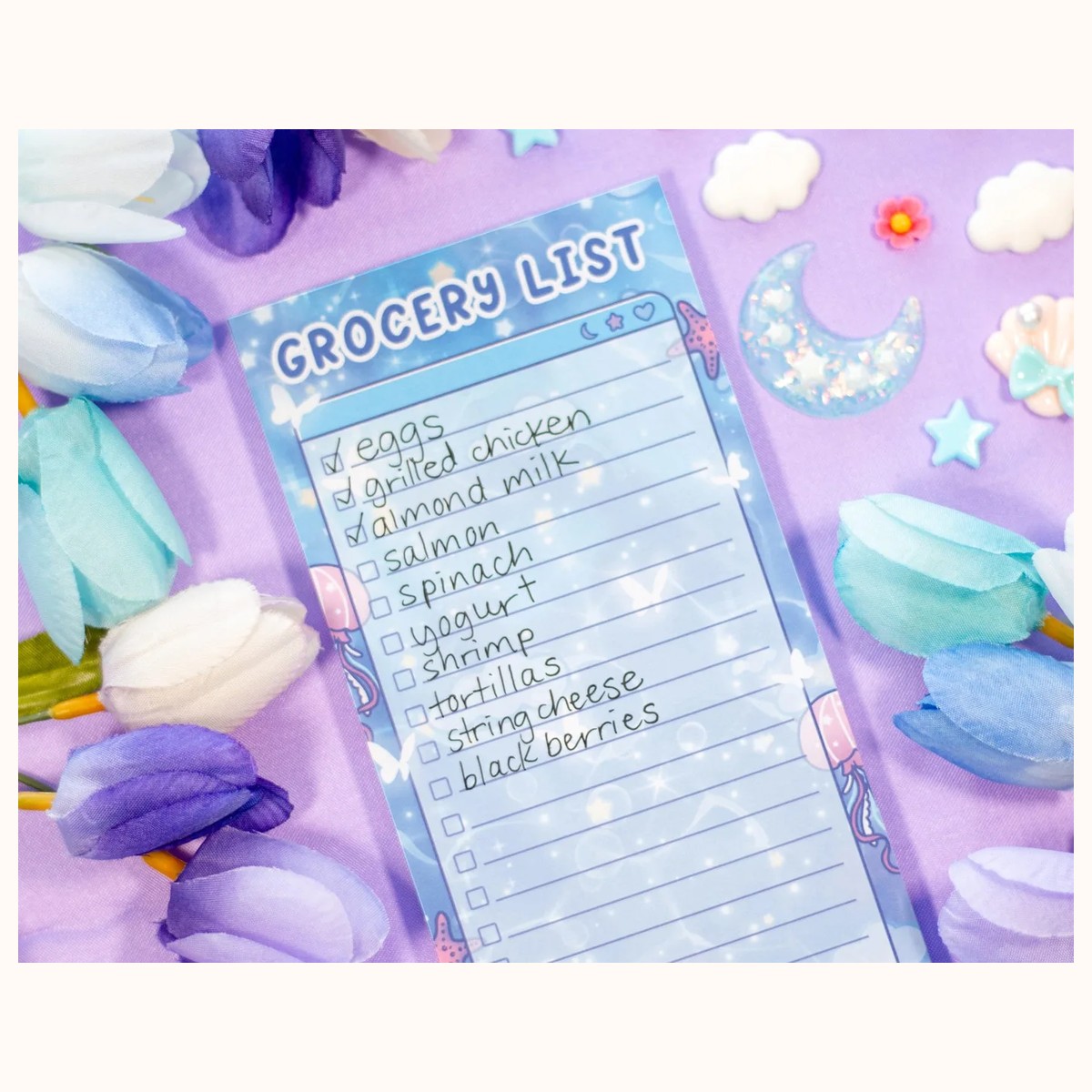 Reading Room Grocery List Notepad view 3