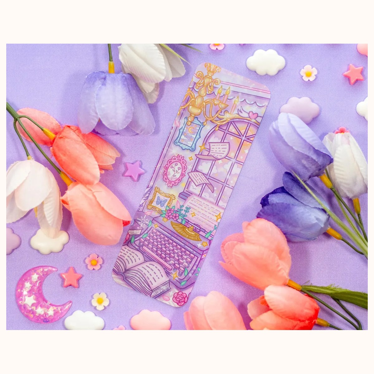Pastel Academia Cute Aesthetic Bookmark by Farouk Book Store