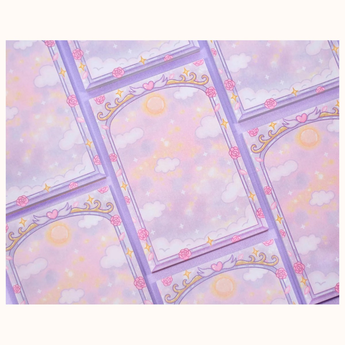 Pastel Academia Notepad | Dreamy Kawaii Aesthetic Cute Stationery Gifts view 3