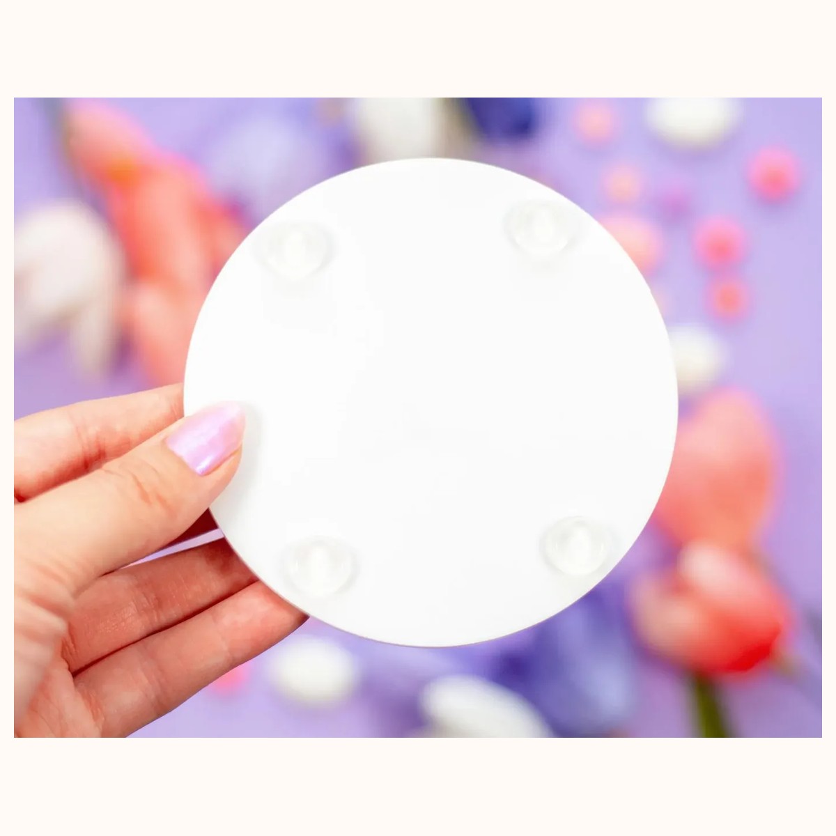 Pastel Academia Acrylic Coaster | Kawaii Drinks Coaster Home Decor Accessories view 3