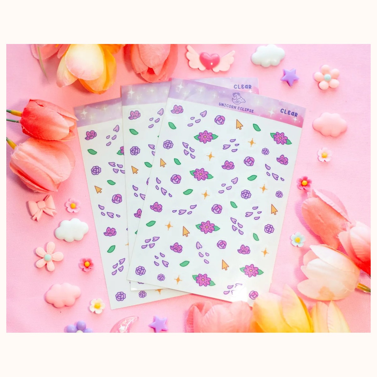 Cafe Quest Deco CLEAR Sticker Sheet | Planner Stickers, Decorative Stickers view 4