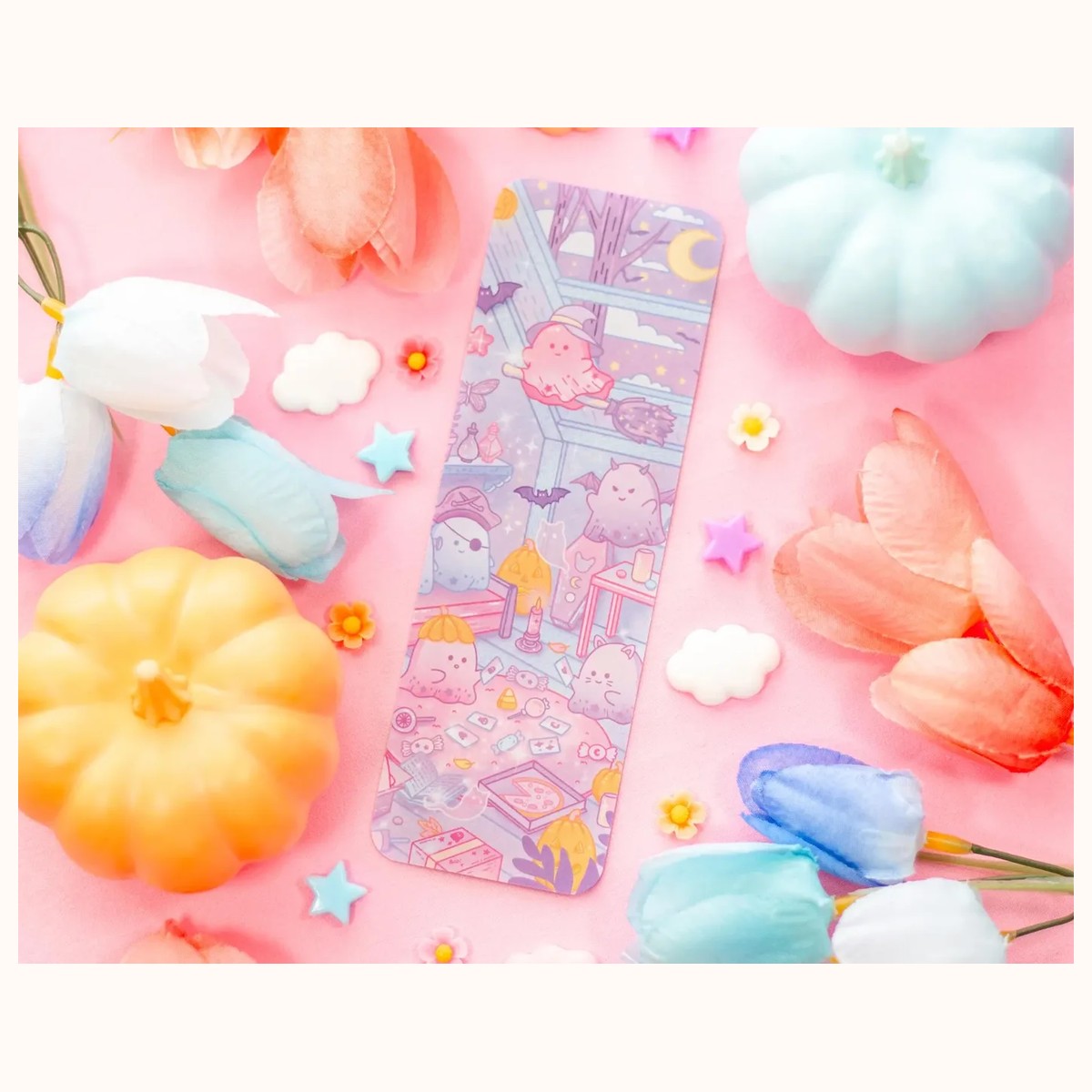 Boo Bash Cute Aesthetic Bookmark by Farouk Book Store