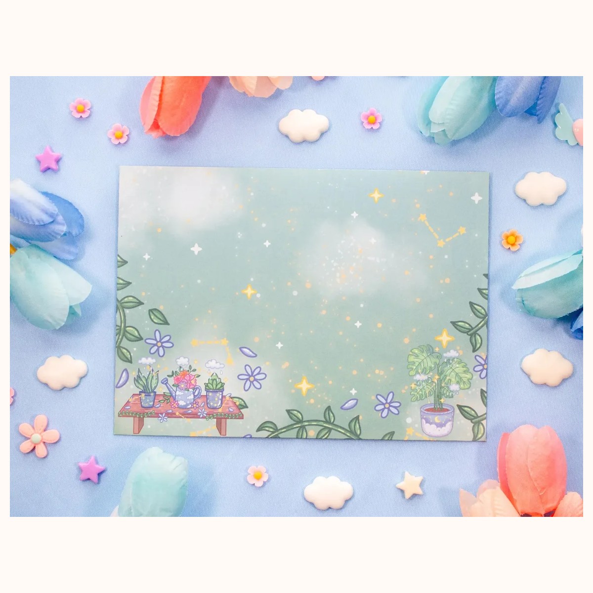 Botanical Bliss Envelopes | Stationery Envelope Set view 4