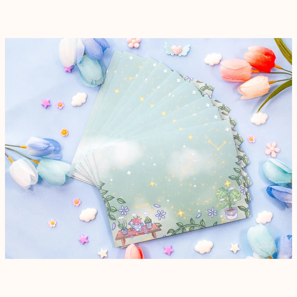 Botanical Bliss Envelopes | Stationery Envelope Set view 6