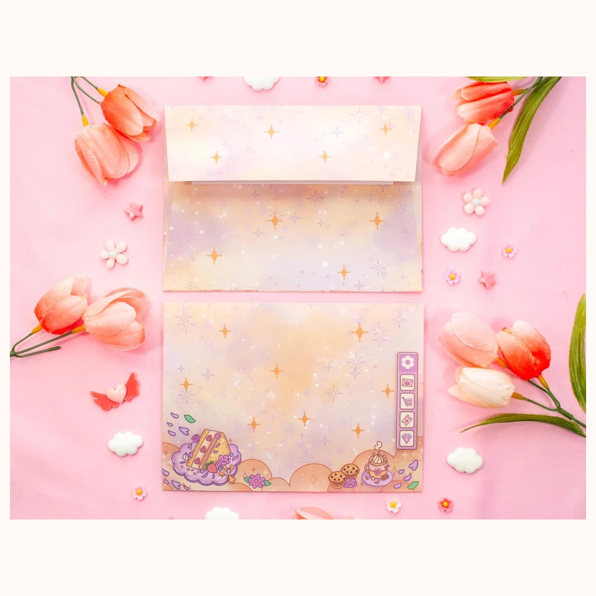 Cafe Quest Envelopes | Stationery Envelope Set view 5