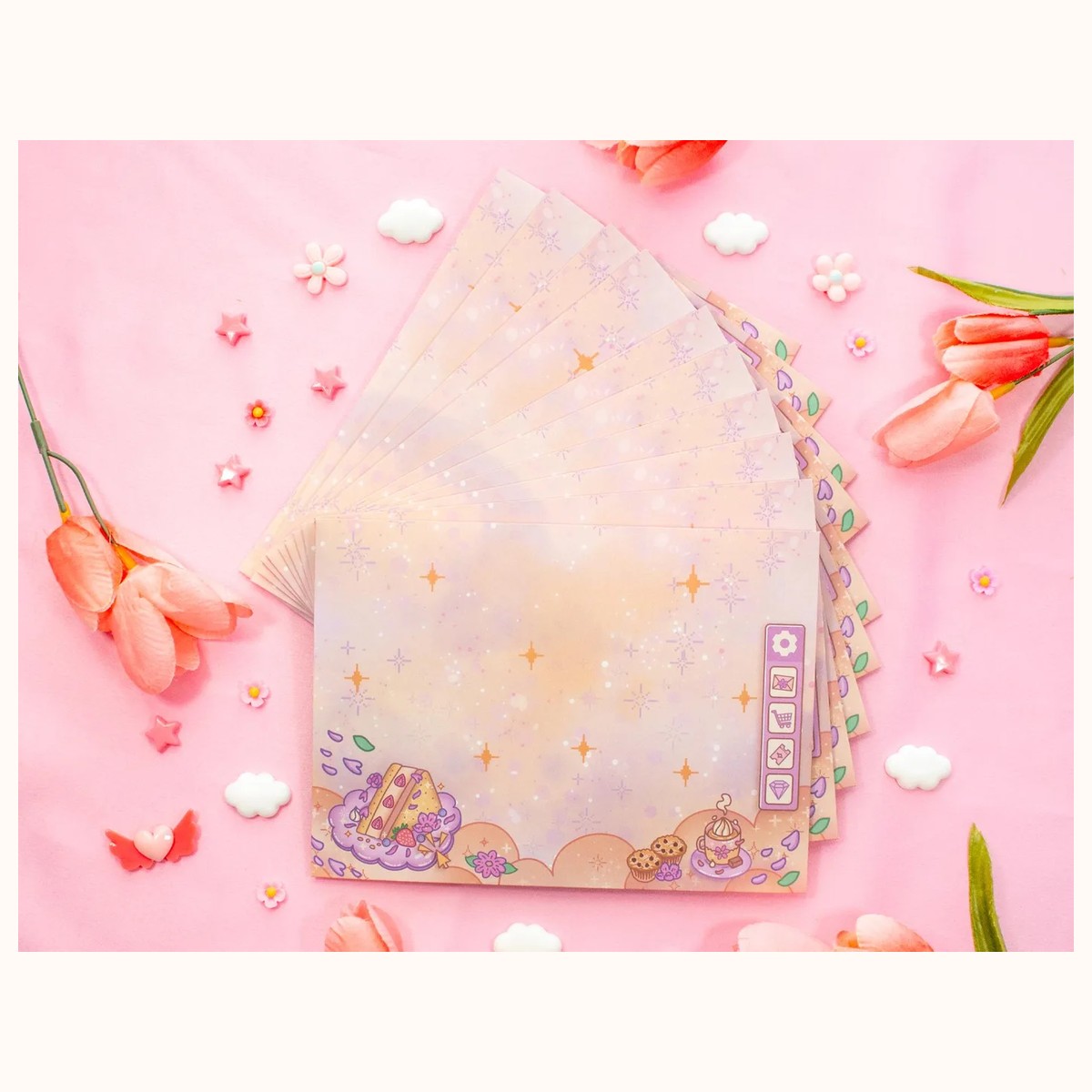 Cafe Quest Envelopes | Stationery Envelope Set view 6