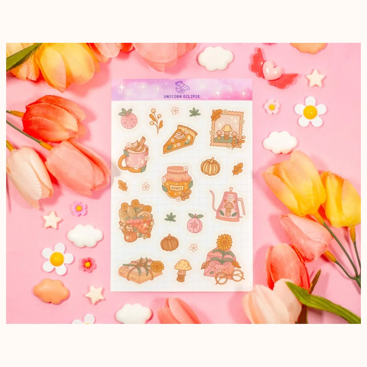 Cozy Cottage Sticker Sheet | Planner Stickers, Kawaii Stickers, stickers from Farouk Book Store