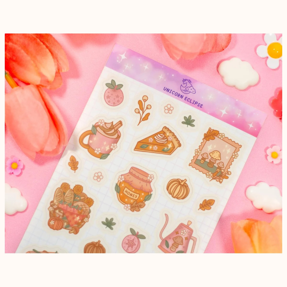 Cozy Cottage Sticker Sheet | Planner Stickers, Kawaii Stickers view 3