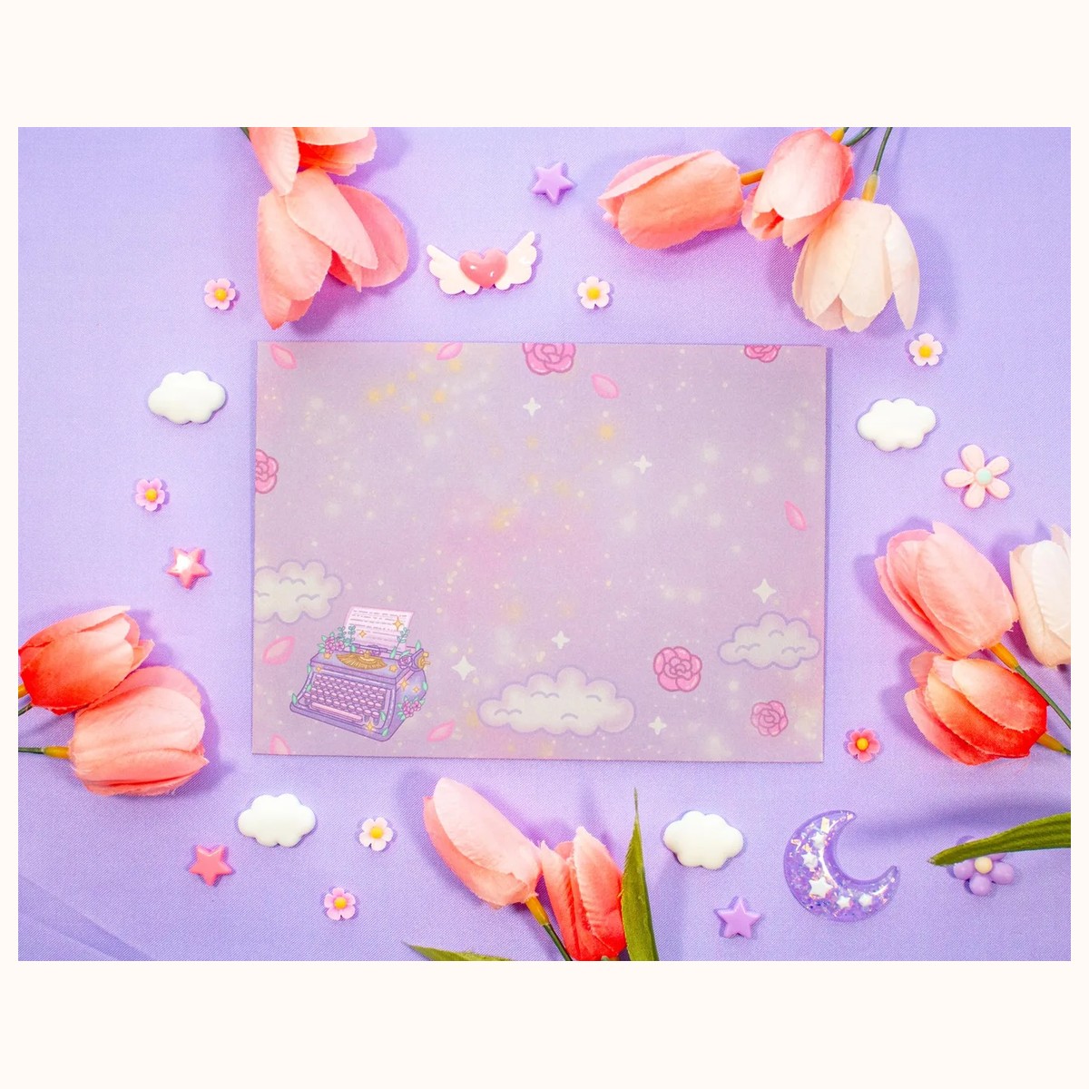Pastel Academia Envelopes | Stationery Envelope Set view 4