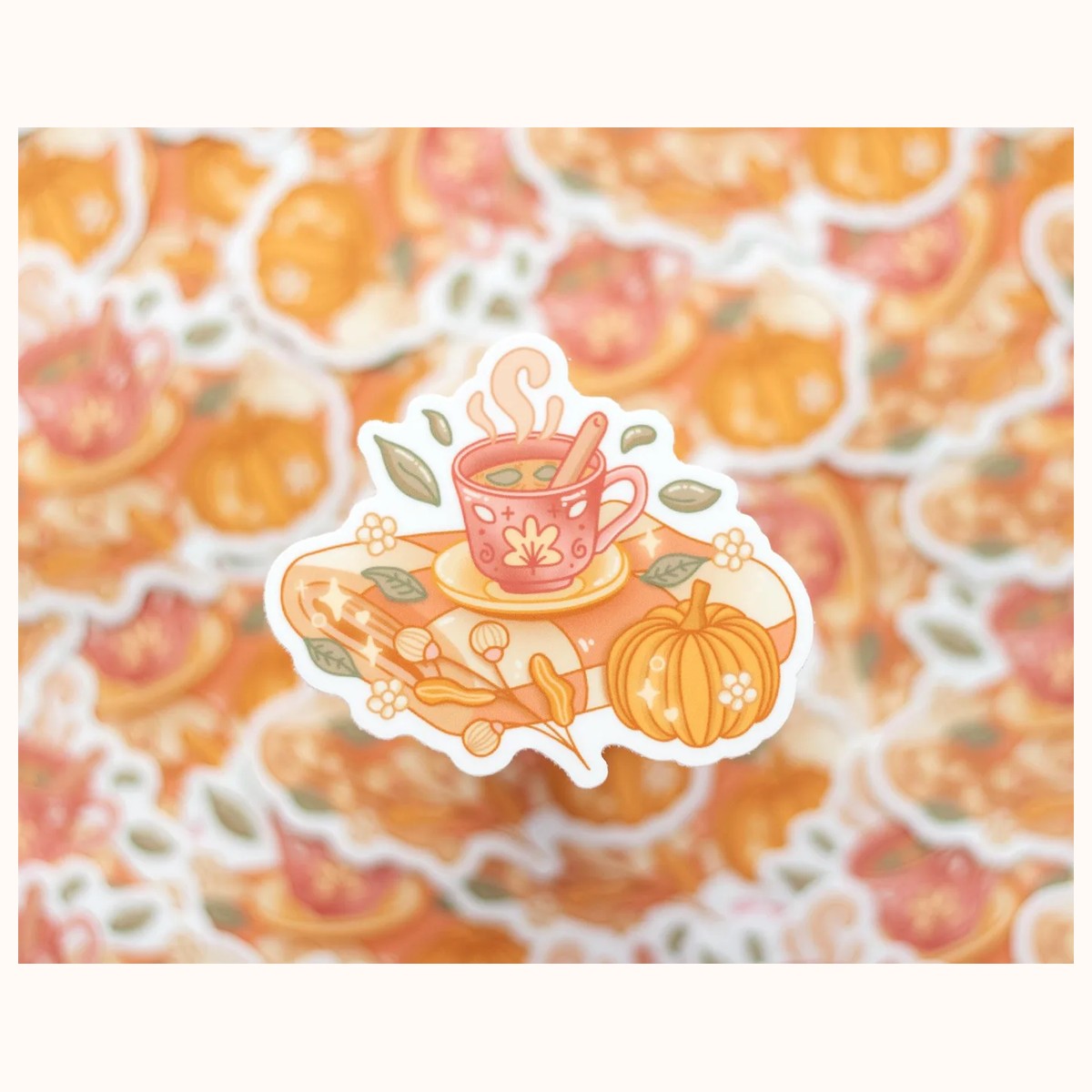 Cozy Blanket Vinyl Waterproof Sticker | Cute Kawaii Laptop Decal view 2