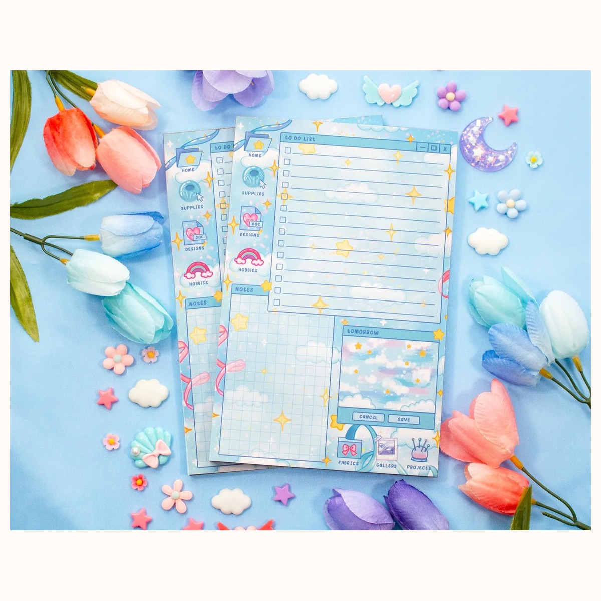 Craft Time Planner Pad | Kawaii Art Aesthetic Stationery view 3
