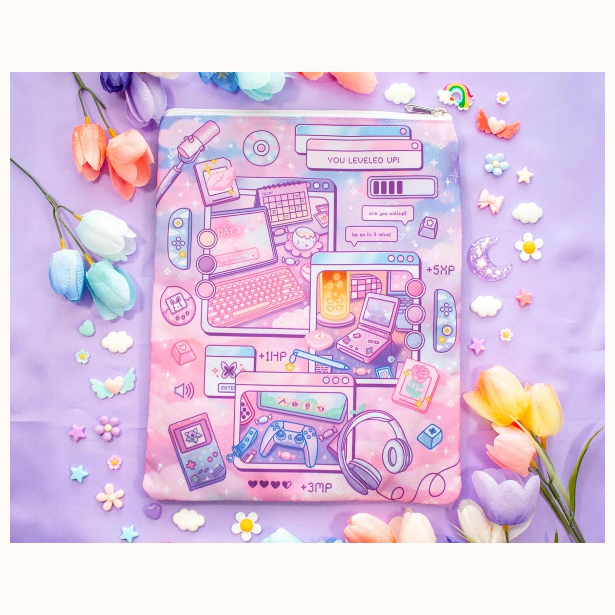 Game Time Book Sleeve With Zipper and Pocket view 6