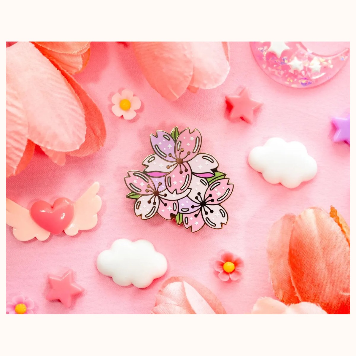 Sakura Enamel Pin view 4