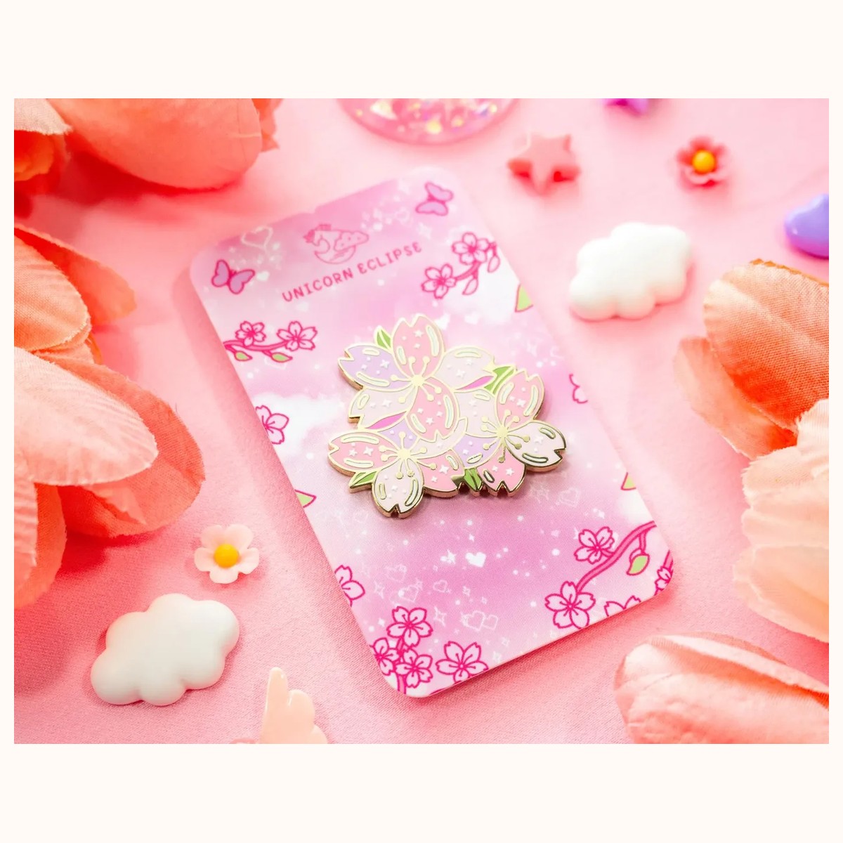 Sakura Enamel Pin view 6