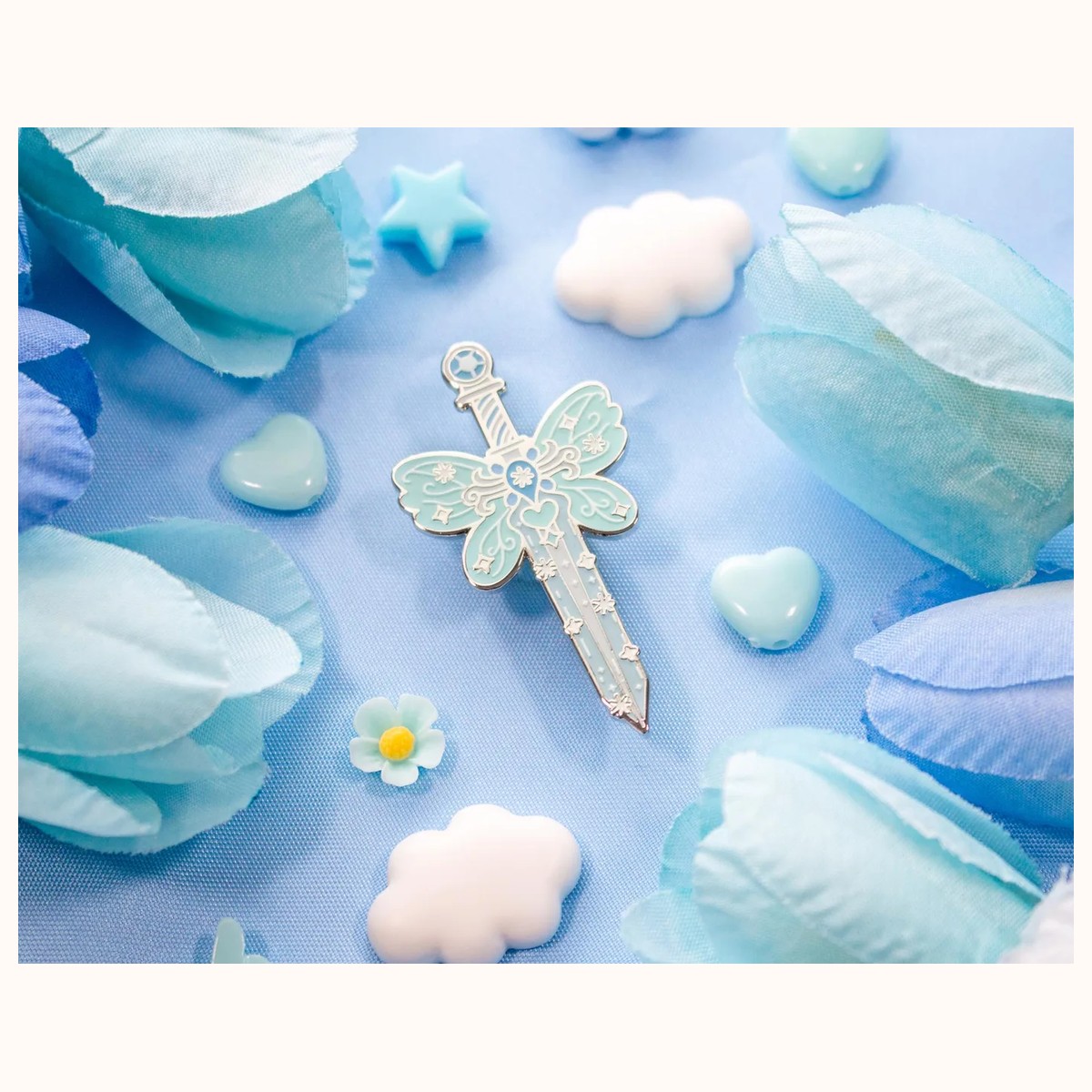 Frozen Sword Enamel Pin view 5